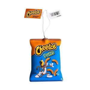 Cheetos Puffs Decoupage Christmas Holiday Ornament Plastic Collectible RUZ New